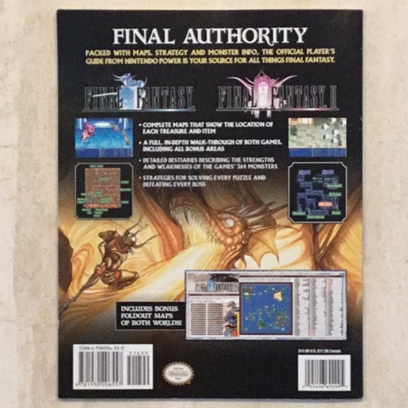 Final Fantasy I & II Dawn Of Souls Nintendo Power Guide Gameboy Advance Strategy - Picture 3 of 5